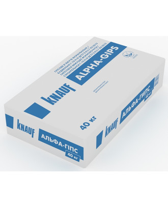 Гіпс будівельний Alpha-gips Г-10 Knauf , 40 кг