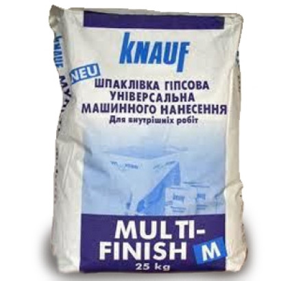 Шпаклівка KNAUF Multi-Finish M, 25кг (машинна)