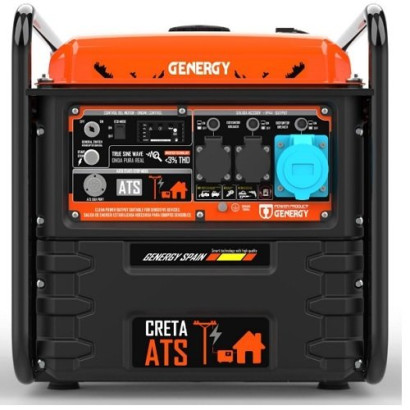Бензиновий інверторний генератор GENERGY CRETA ATS (7,5 кВт, з блоком АВР)